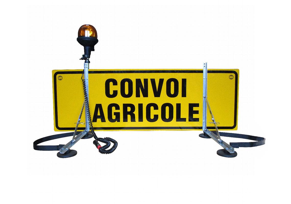 DOUBLE-SIDED AGRI CONVOY + MAGNETIC FASTENERS + 12 V GYRO ON ROD